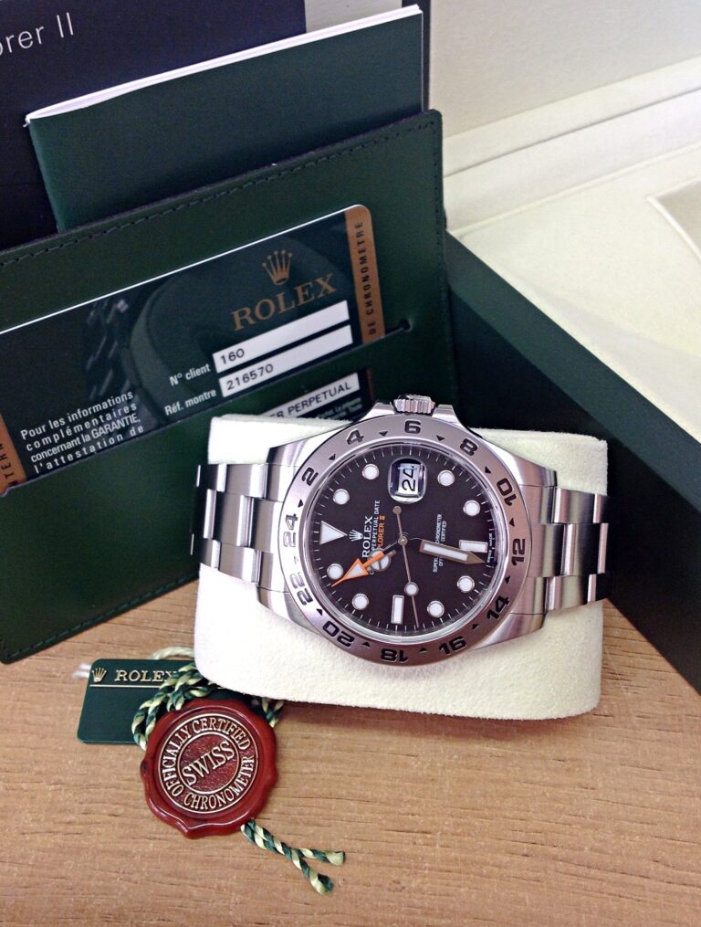 Explorer II acciaio 42mm black dial