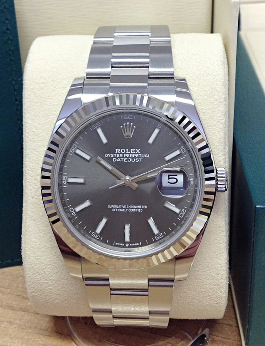 Datejust 41mm Rhodium Oyster