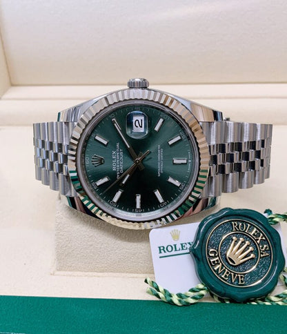 Datejust 41mm jubile Mint Green