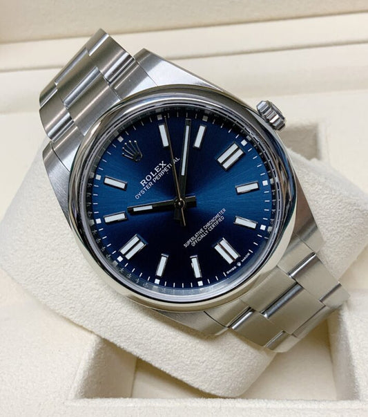 Oyster perpetual 41mm blu