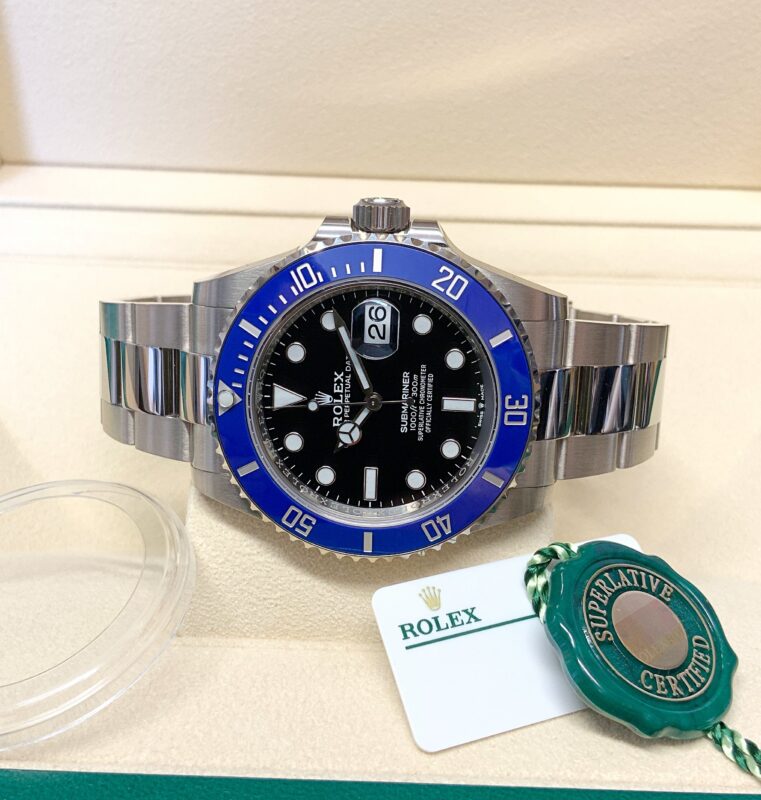 Submariner date lunetta blu