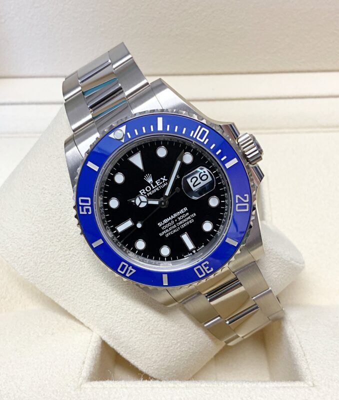 Submariner date lunetta blu