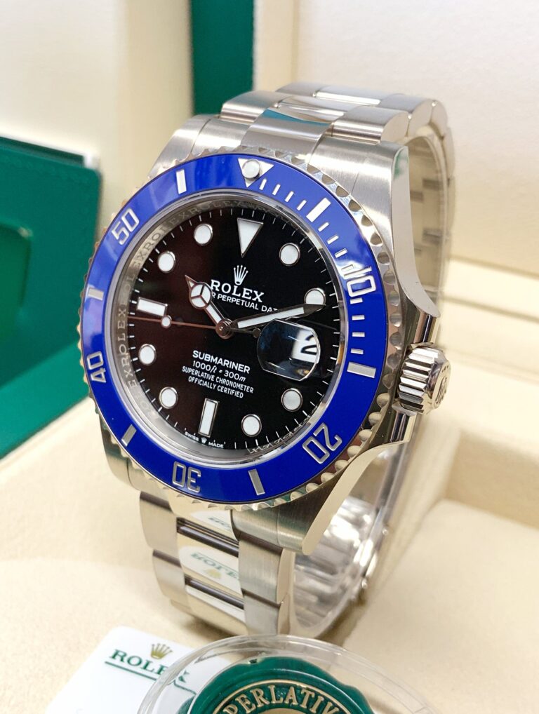 Submariner date lunetta blu