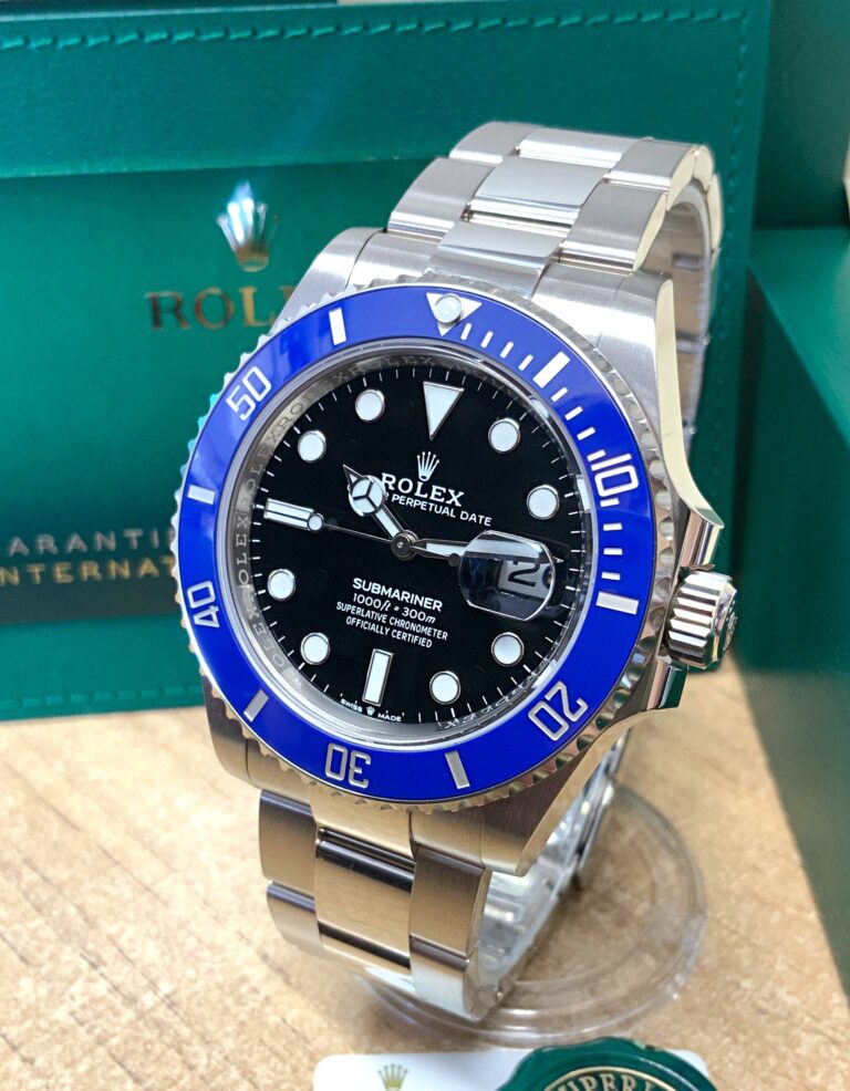 Submariner date lunetta blu